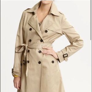 Banana republic belted trench coat